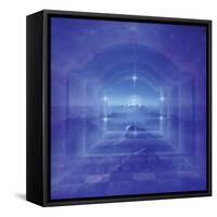 Through Crystal Worlds-Simon Cook-Framed Stretched Canvas