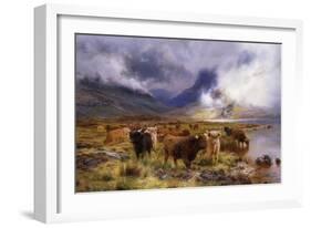 Through Glencoe by Way to the Tay-Louis Bosworth Hurt-Framed Giclee Print