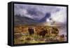 Through Glencoe by Way to the Tay-Louis Bosworth Hurt-Framed Stretched Canvas