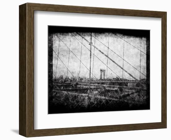 Through Roebling's Grid-Evan Morris Cohen-Framed Photographic Print