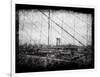 Through Roebling's Grid-Evan Morris Cohen-Framed Photographic Print