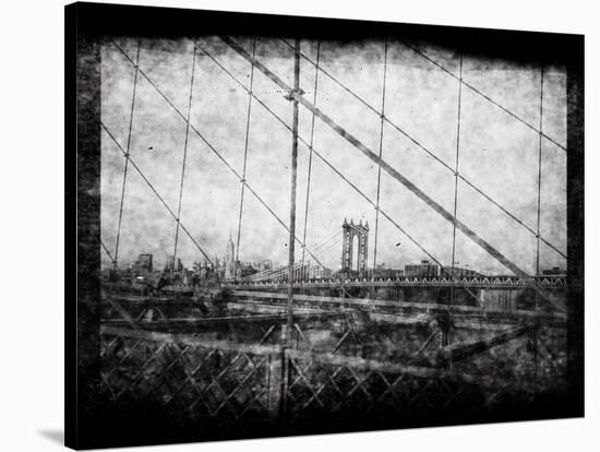 Through Roebling's Grid-Evan Morris Cohen-Stretched Canvas