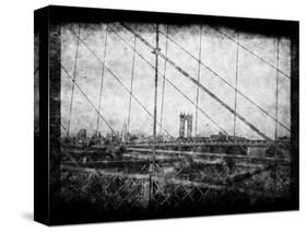 Through Roebling's Grid-Evan Morris Cohen-Stretched Canvas