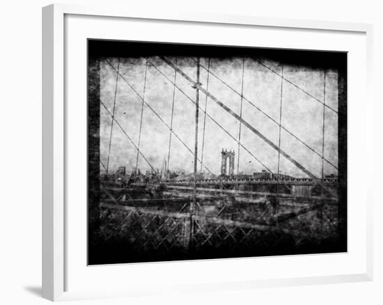 Through Roebling's Grid-Evan Morris Cohen-Framed Photographic Print