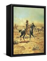 Through the Alkali-Charles Marion Russell-Framed Stretched Canvas