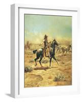 Through the Alkali-Charles Marion Russell-Framed Art Print