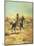 Through the Alkali-Charles Marion Russell-Mounted Art Print