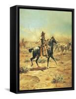Through the Alkali-Charles Marion Russell-Framed Stretched Canvas