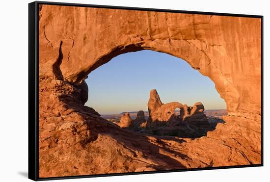 Through the Arch-Michael Blanchette Photography-Framed Stretched Canvas