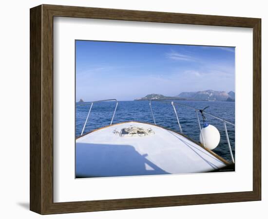 Through the Bocche Di Vulcano, Facing the Crater on Vulcano, Aeolian Islands, Island of Sicily-Kim Hart-Framed Photographic Print