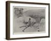 Through the Boer Lines, a Native Runner with Despatches for Ladysmith-null-Framed Giclee Print