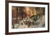 Through the Calm and Frosty Air-Joseph Farquharson-Framed Giclee Print