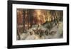 Through the Calm and Frosty Air-Joseph Farquharson-Framed Giclee Print