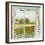 Through the Cottage Window Suffolk, 2010-Joan Thewsey-Framed Giclee Print