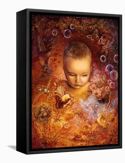 Through The Eyes Of A Child-Josephine Wall-Framed Stretched Canvas