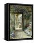 Through the Garden Door-George Sheridan Knowles-Framed Stretched Canvas