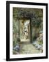 Through the Garden Door-George Sheridan Knowles-Framed Premium Giclee Print