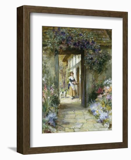 Through the Garden Door-George Sheridan Knowles-Framed Giclee Print