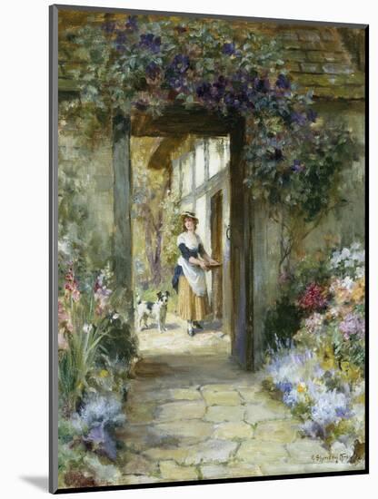 Through the Garden Door-George Sheridan Knowles-Mounted Giclee Print