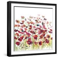 Through the Garden-Rebecca Meyers-Framed Art Print