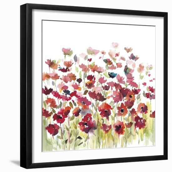 Through the Garden-Rebecca Meyers-Framed Art Print