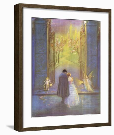 Through the Gates-Marygold-Framed Premium Giclee Print