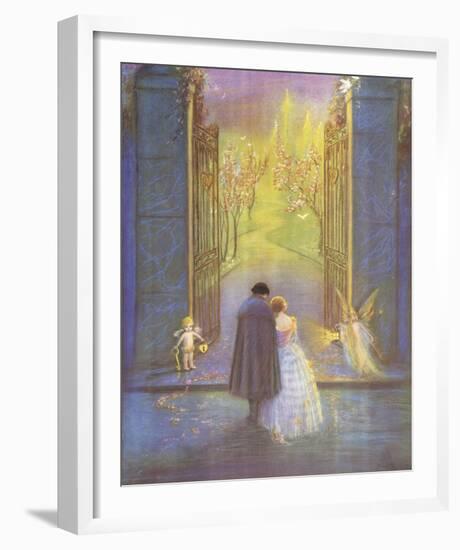 Through the Gates-Marygold-Framed Giclee Print