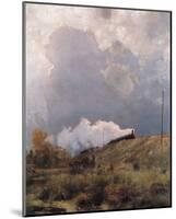 Through the Heathland-Eugen Bracht-Mounted Art Print