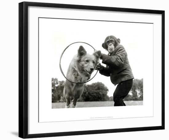 Through The Hoop-null-Framed Giclee Print