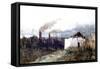 Through the Industrial Landscape, 1850-1855-Edmond De Concourt-Framed Stretched Canvas