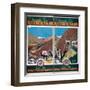 Through the Khyber Pass by the North-Western Railway-null-Framed Art Print