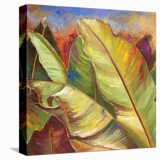 Through the Leaves Square I-Patricia Pinto-Stretched Canvas