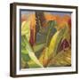 Through the Leaves Square II-Patricia Pinto-Framed Art Print