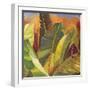 Through the Leaves Square II-Patricia Pinto-Framed Art Print