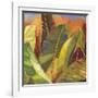 Through the Leaves Square II-Patricia Pinto-Framed Art Print