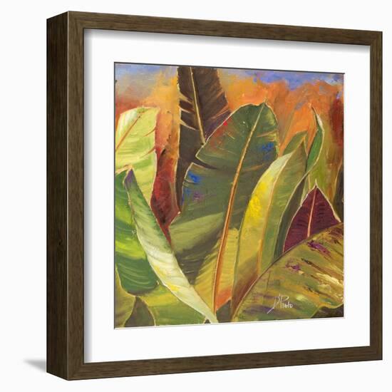 Through the Leaves Square II-Patricia Pinto-Framed Art Print