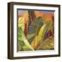 Through the Leaves Square II-Patricia Pinto-Framed Art Print