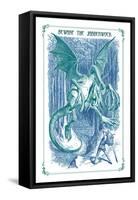 Through the Looking Glass: Beware the Jabberwock-John Tenniel-Framed Stretched Canvas