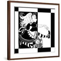 Through the Looking Glass by Lewis Carroll-Neale Osborne-Framed Giclee Print