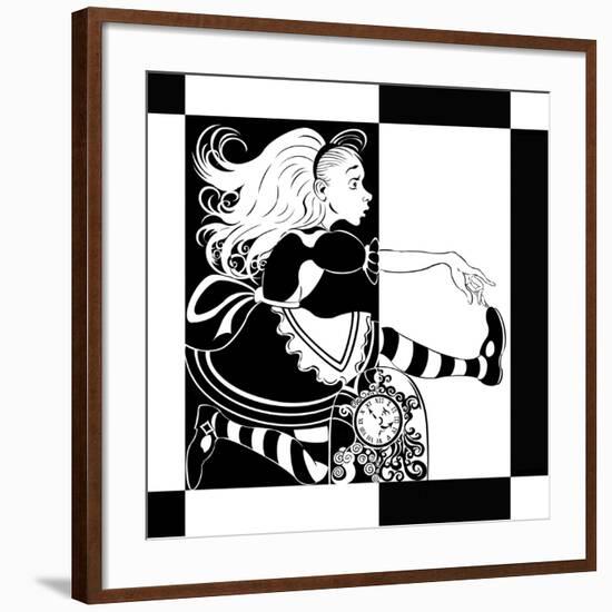 Through the Looking Glass by Lewis Carroll-Neale Osborne-Framed Giclee Print