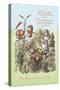 Through the Looking Glass: Garden of Live Flowers-John Tenniel-Stretched Canvas