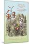 Through the Looking Glass: Garden of Live Flowers-John Tenniel-Mounted Art Print