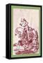 Through the Looking Glass: Scene from Through the Looking Glass-John Tenniel-Framed Stretched Canvas