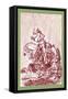 Through the Looking Glass: Scene from Through the Looking Glass-John Tenniel-Framed Stretched Canvas