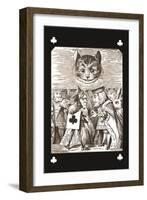 Through the Looking Glass: The Dispute-John Tenniel-Framed Art Print