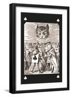 Through the Looking Glass: The Dispute-John Tenniel-Framed Art Print