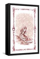 Through the Looking Glass: The Drums Began-John Tenniel-Framed Stretched Canvas