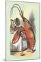 Through the Looking Glass: The Lobster Quadrille-John Tenniel-Mounted Art Print