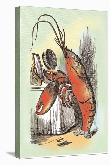 Through the Looking Glass: The Lobster Quadrille-John Tenniel-Stretched Canvas