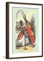 Through the Looking Glass: The Lobster Quadrille-John Tenniel-Framed Art Print